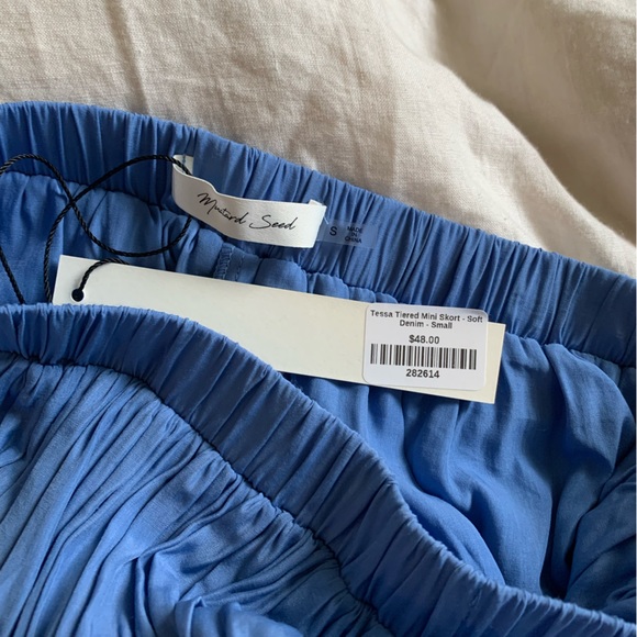 Blue Ruffle Skirt - Picture 3 of 6